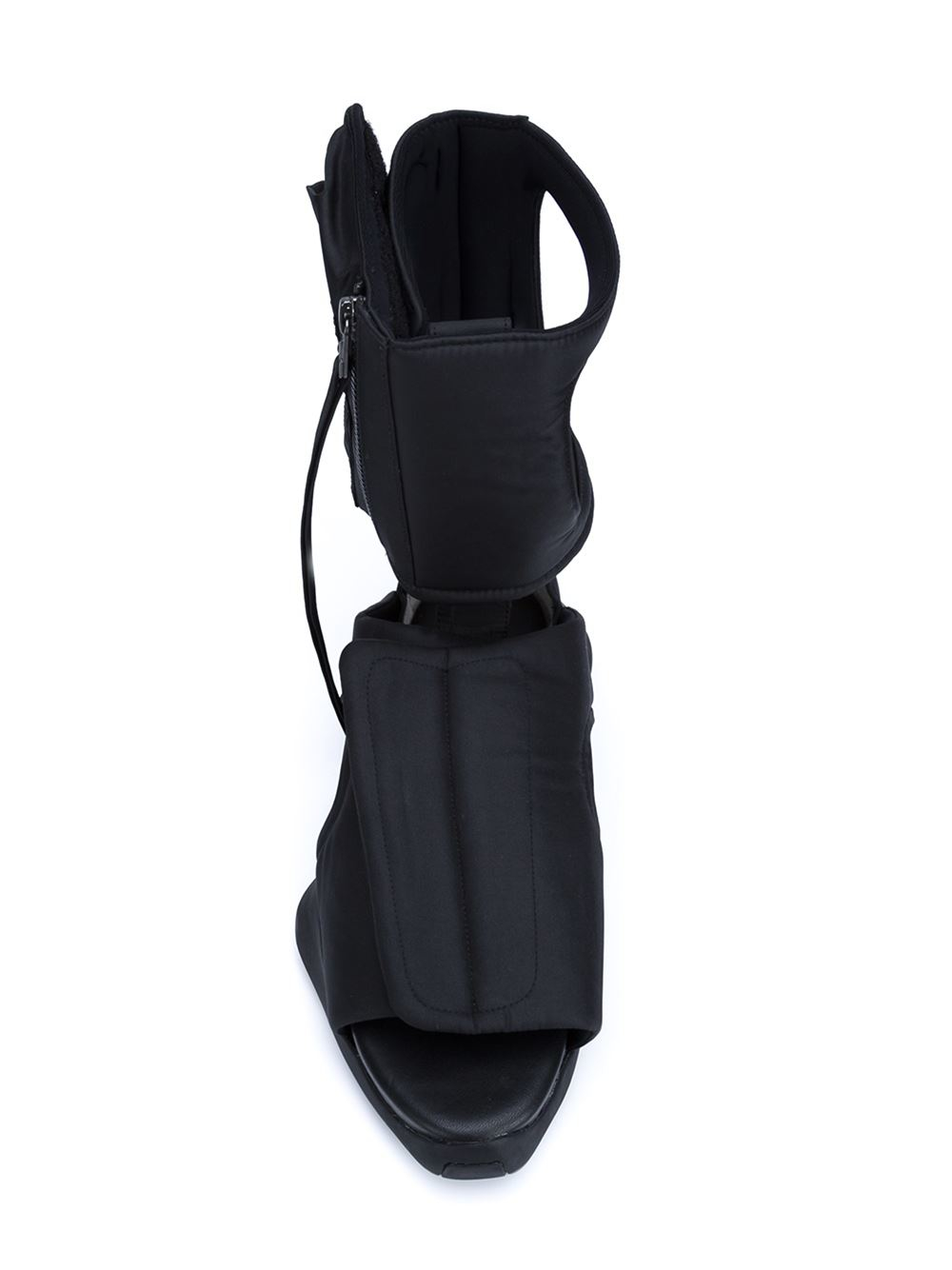 Rick Owens Adidas X 'ro Cargo' Sandals in Black | Lyst