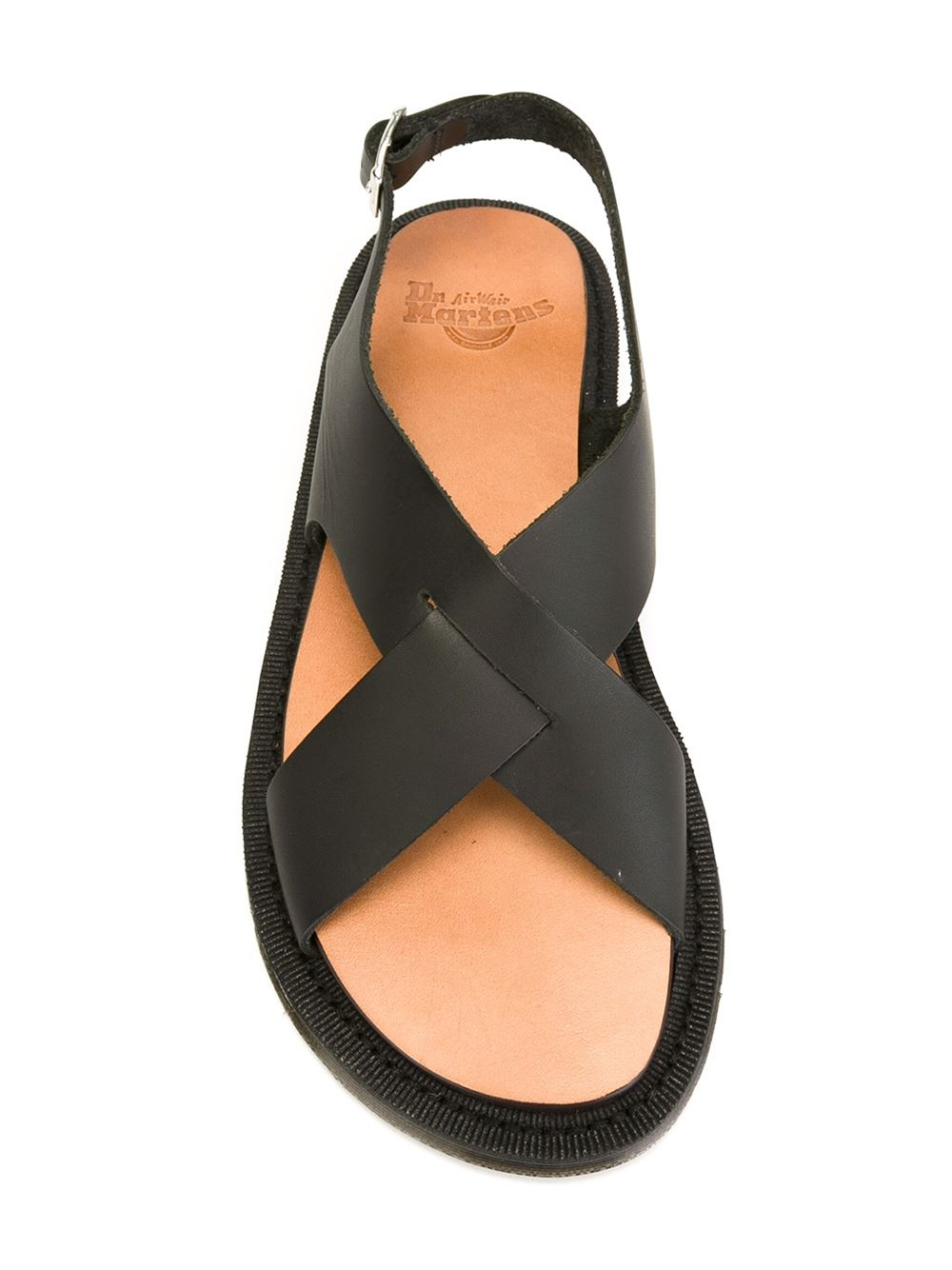 Dr. Martens Leather 'abella' Sandals in Black - Lyst