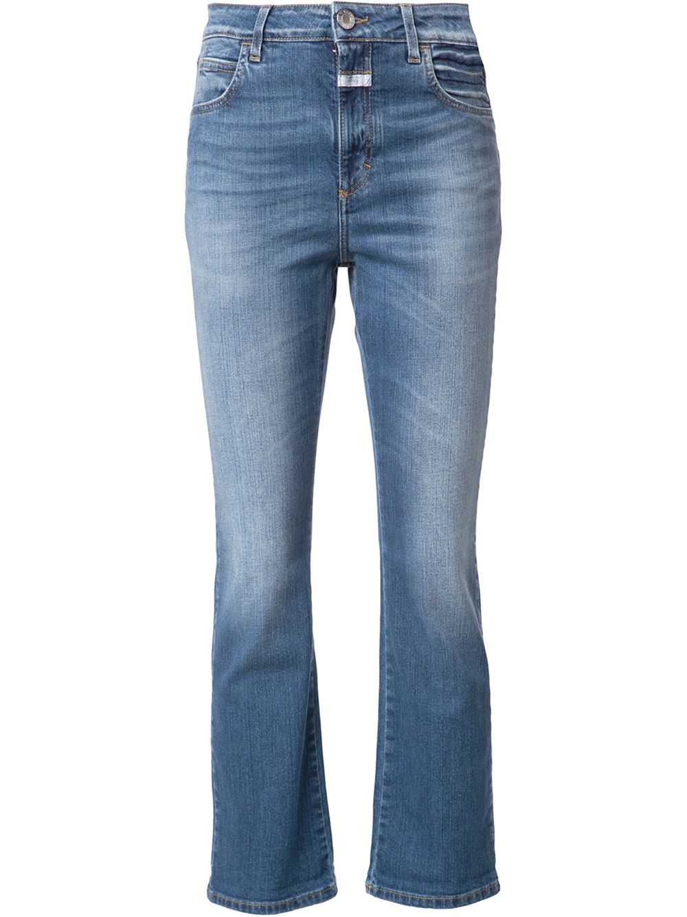 closed flared jeans