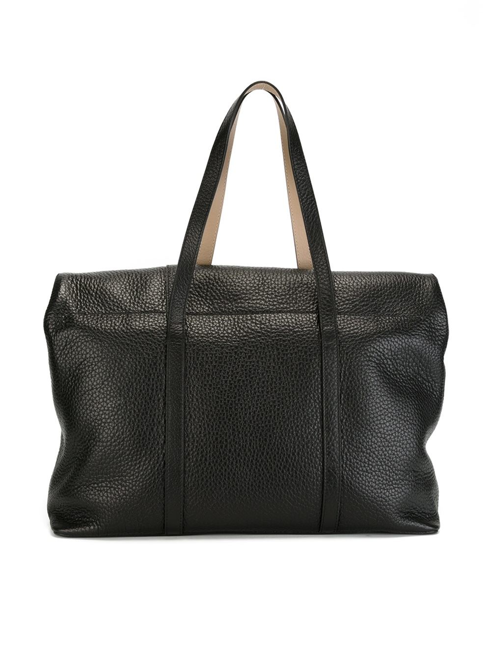 Orciani Large Rectangular Tote in Black | Lyst
