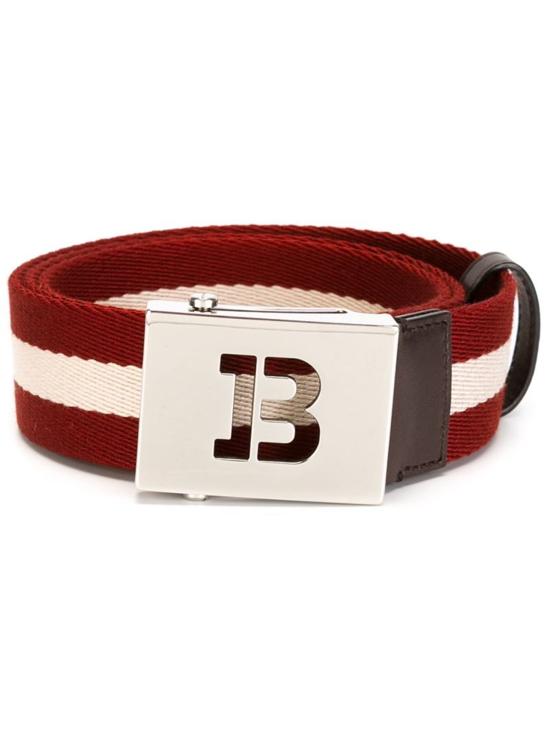 bally red belt