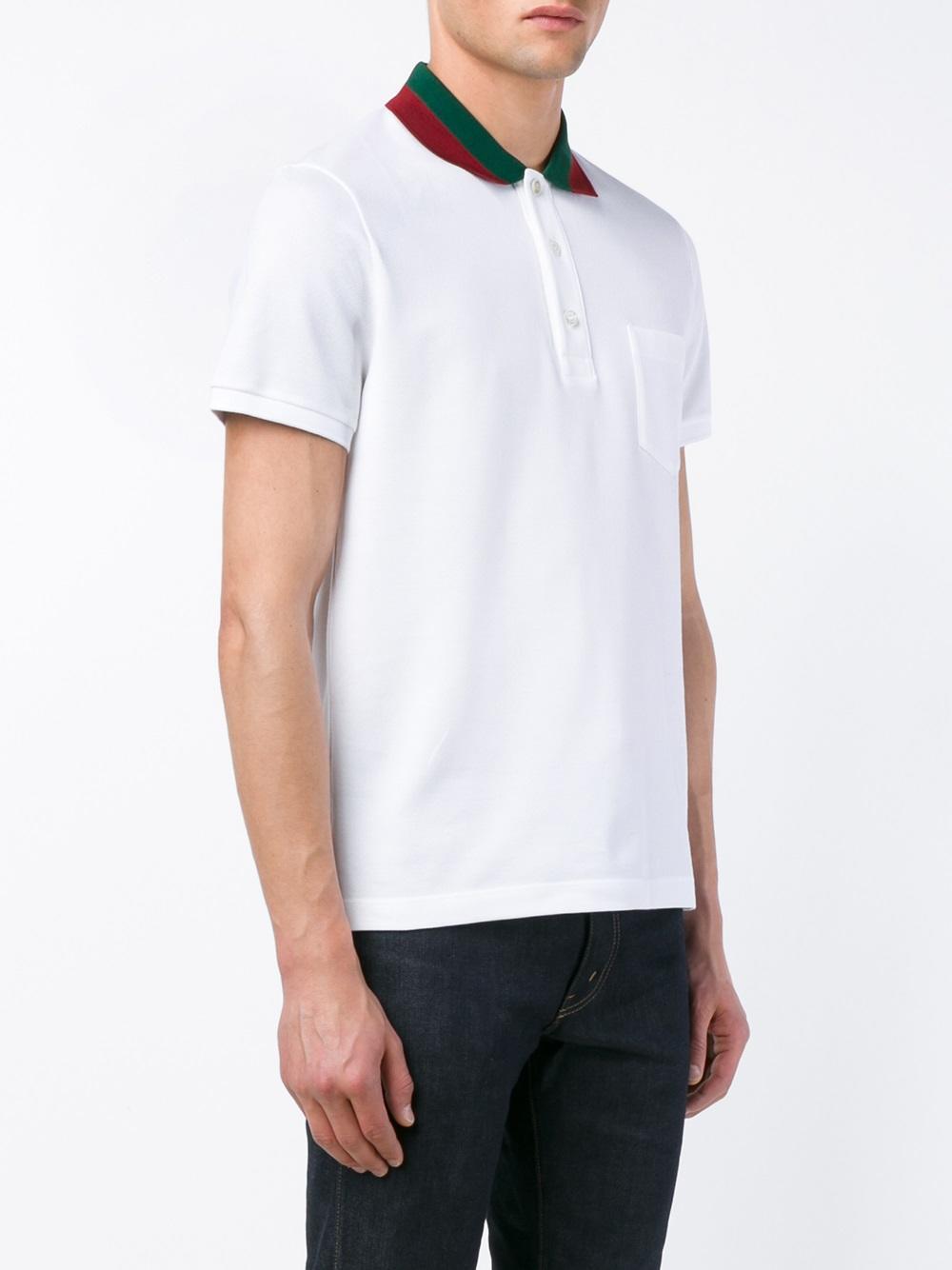 gucci collar polo