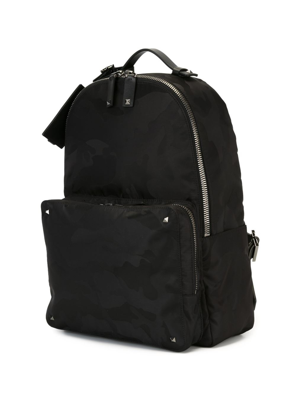 Lyst - Valentino Garavani 'rockstud' Backpack in Black for Men