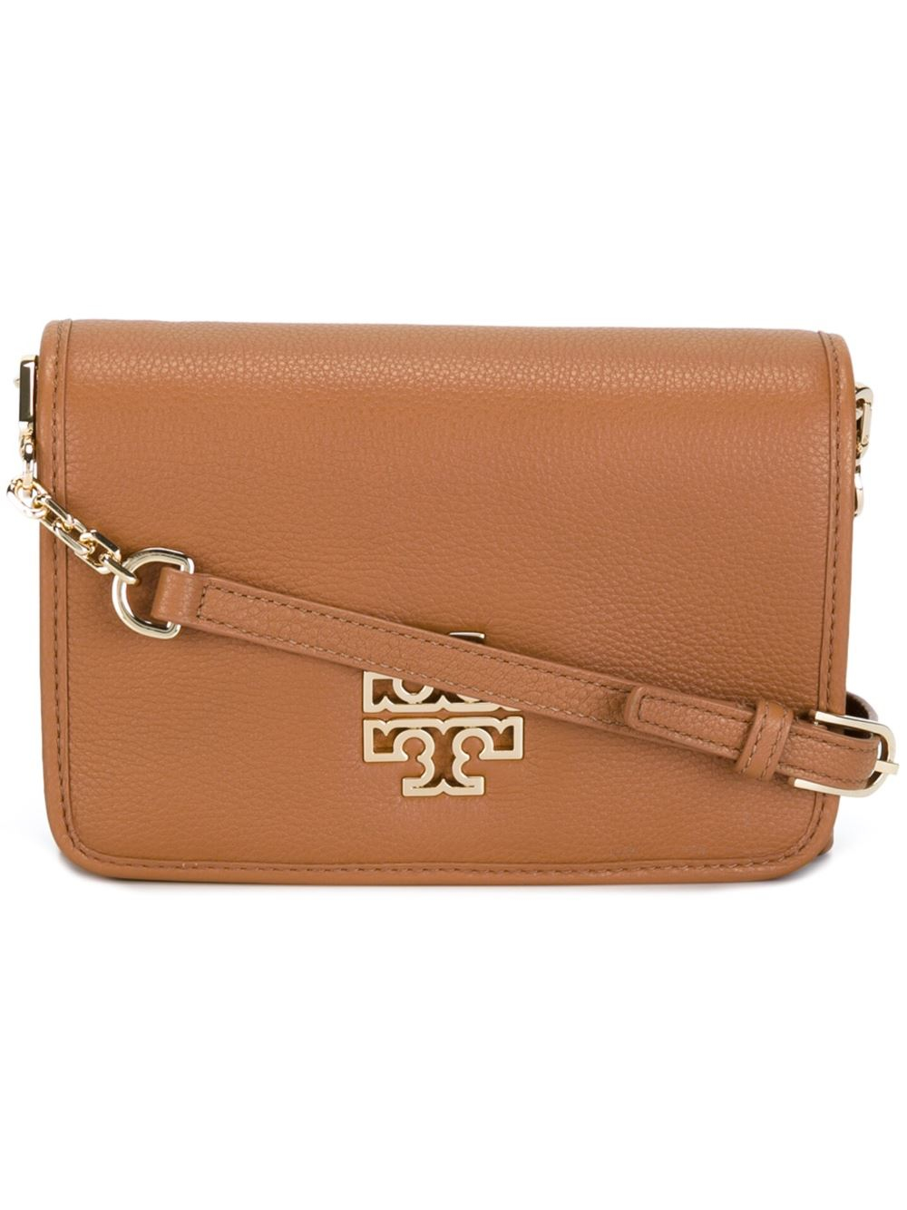 Tory burch 'britten Combo' Crossbody Bag in Multicolor (BROWN) Lyst