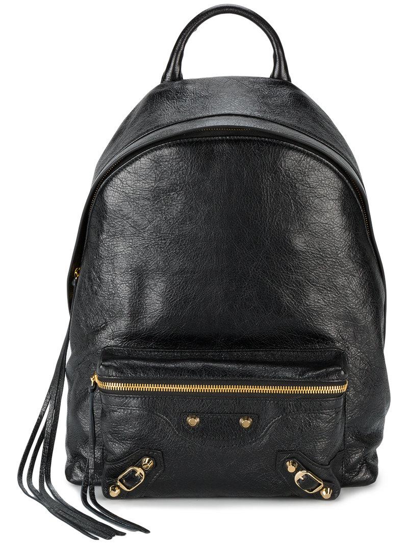 Balenciaga Leather Classic City Backpack in Black - Lyst