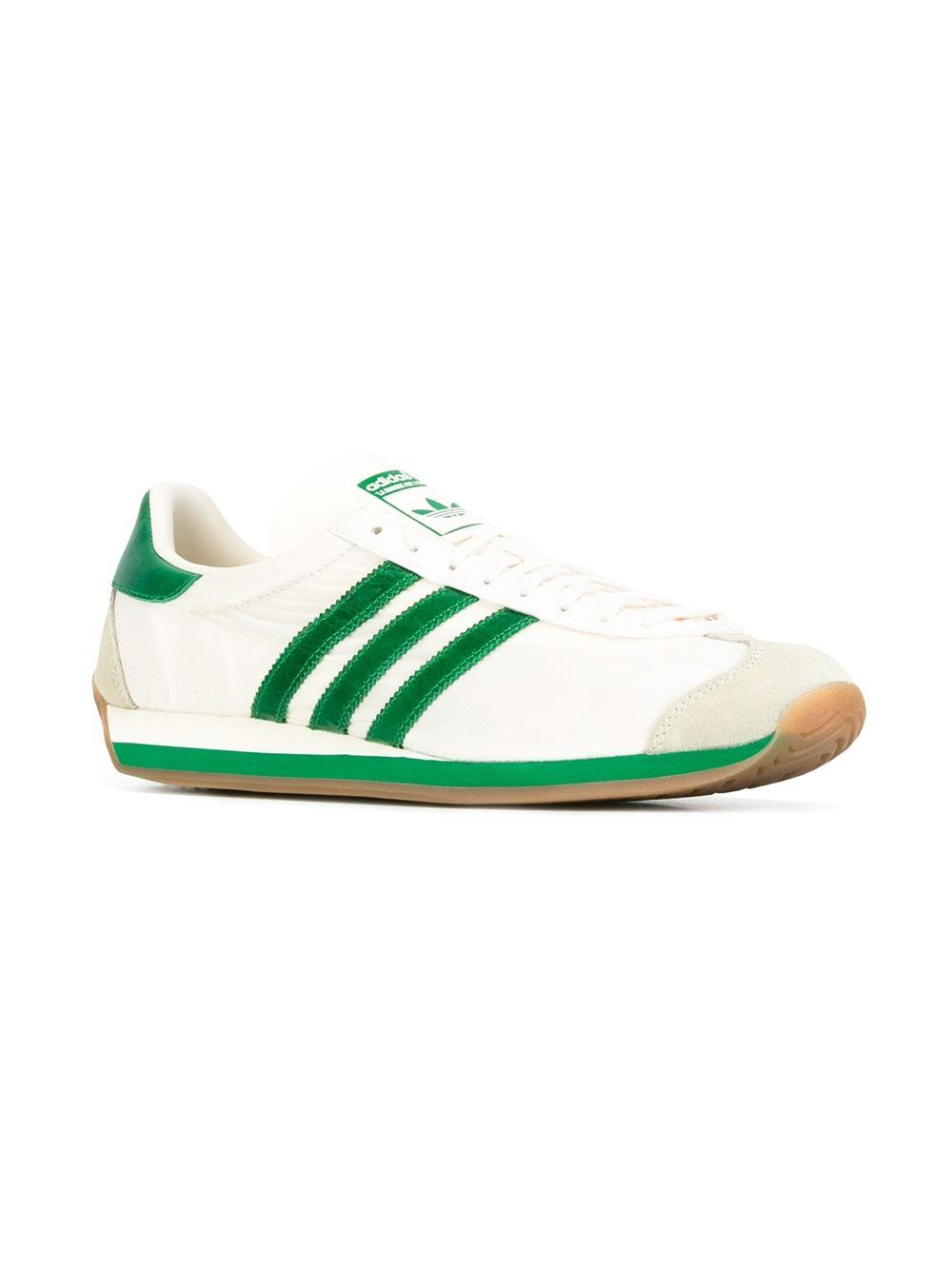adidas Originals Leather 'country Og' Sneakers in White for Men - Lyst