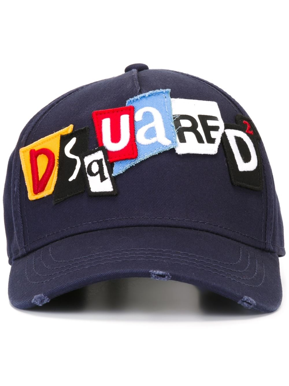 dsquared logo patch cap