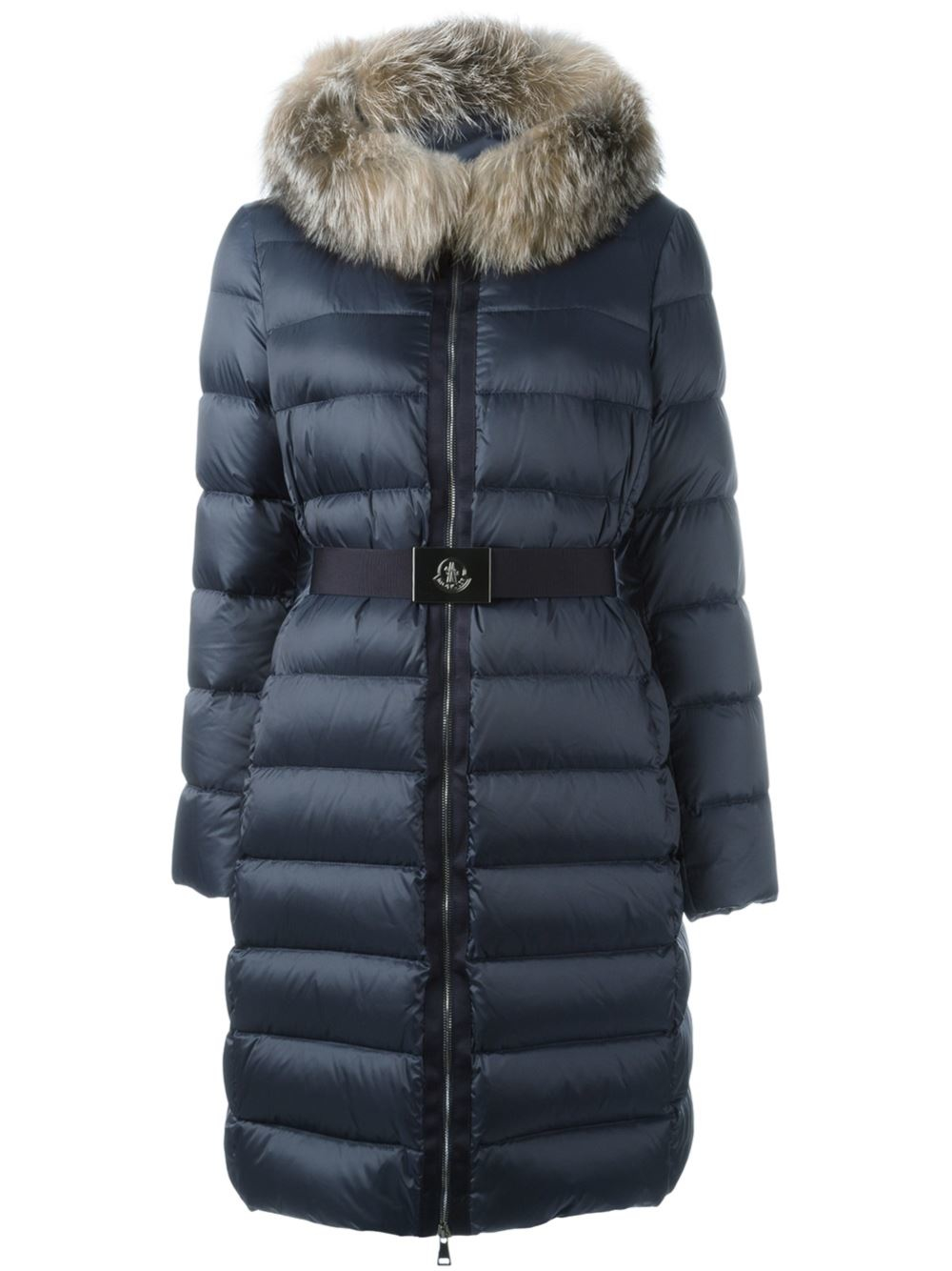 Moncler 'tinuviel' Coat in Blue | Lyst