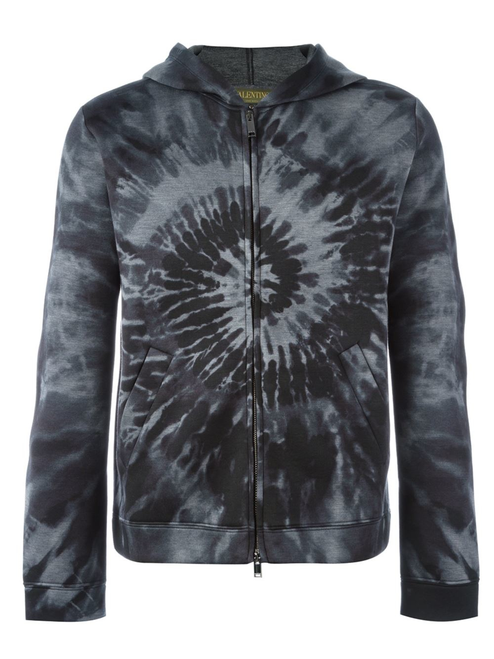Grey tie dye hoodie Clearance
