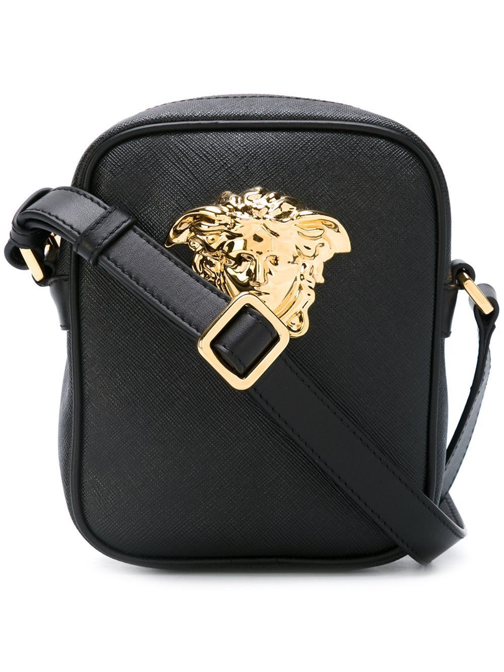 Versace Cotton - Small Palazzo Medusa Shoulder Bag - Men - Leather ...