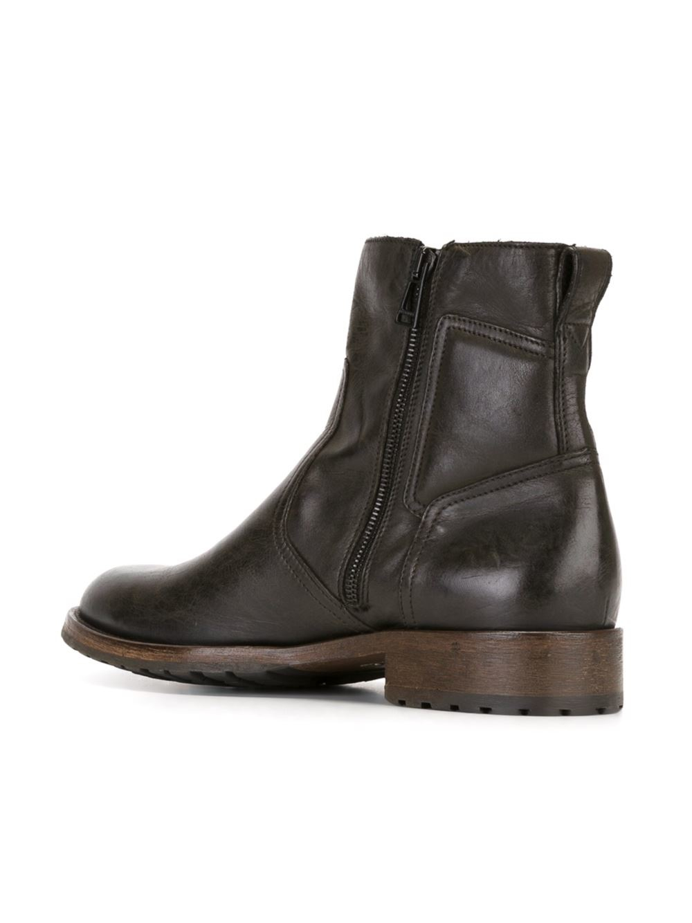belstaff boots black