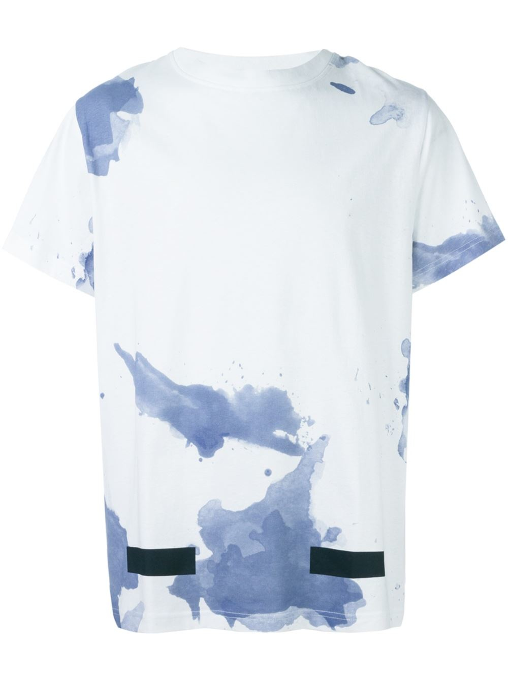 off white liquid spots tee