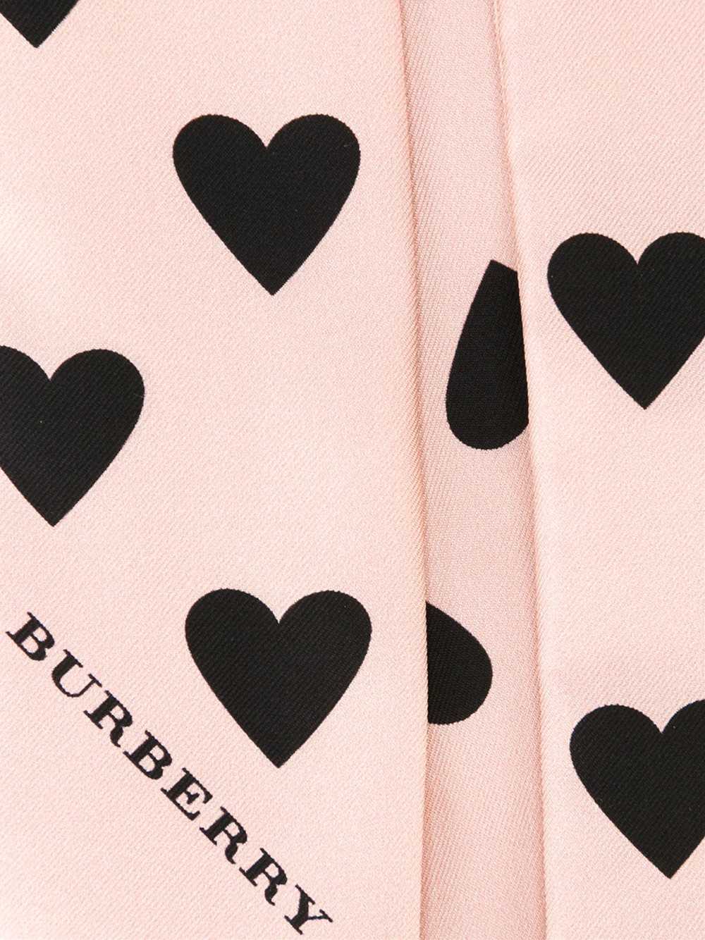 burberry heart scarf pink