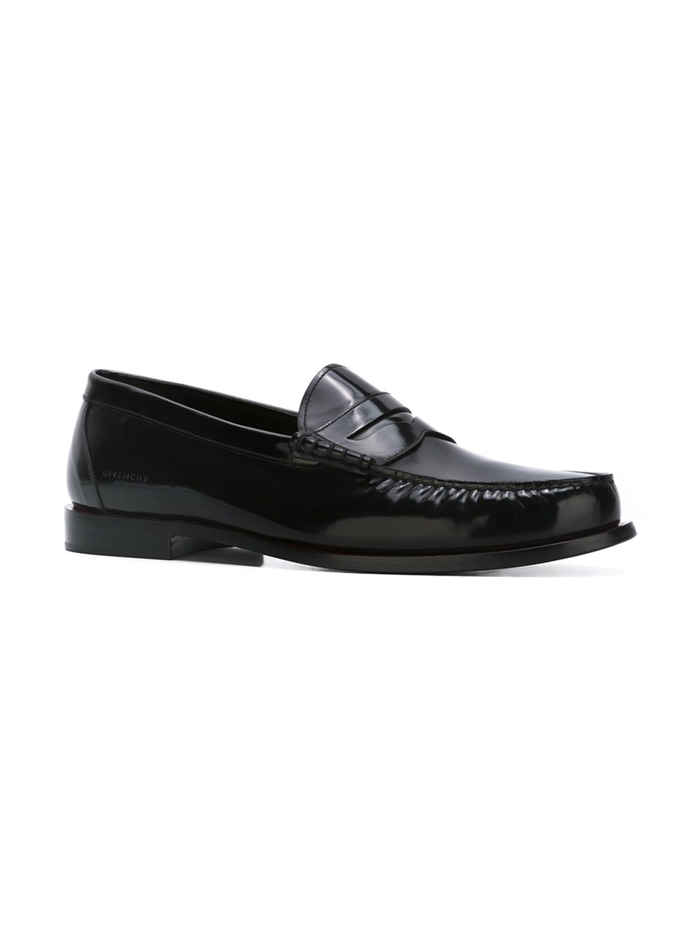 Givenchy Leather Classic Penny Loafers in Black for Men - Lyst
