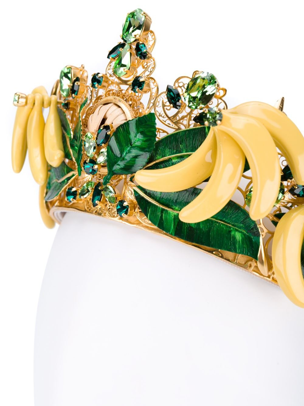 Dolce & Gabbana Filigree Crown Tiara in Green Lyst
