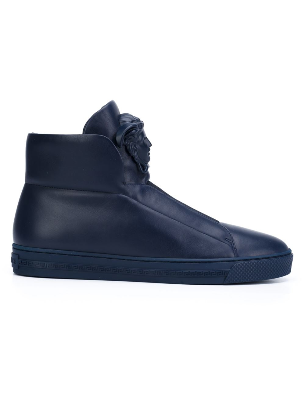 Versace Leather Palazzo Medusa High-Top 