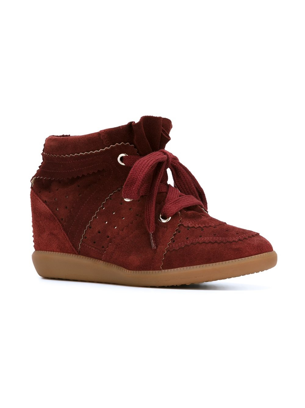 Isabel Suede Bobby Wedge - Lyst