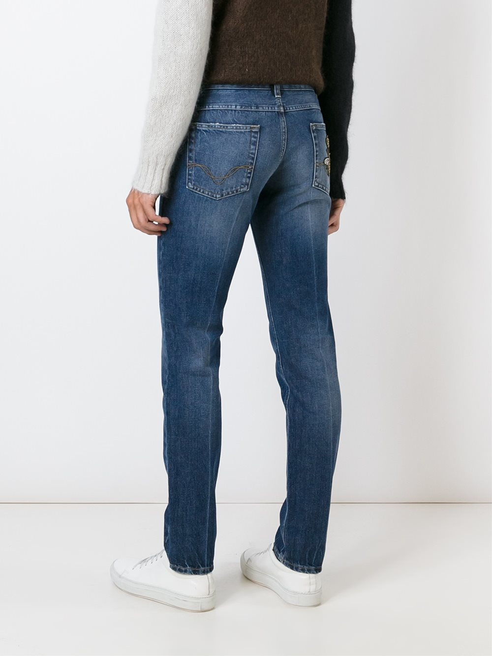 Dolce & Gabbana Denim Tapered Jeans in Blue for Men Lyst