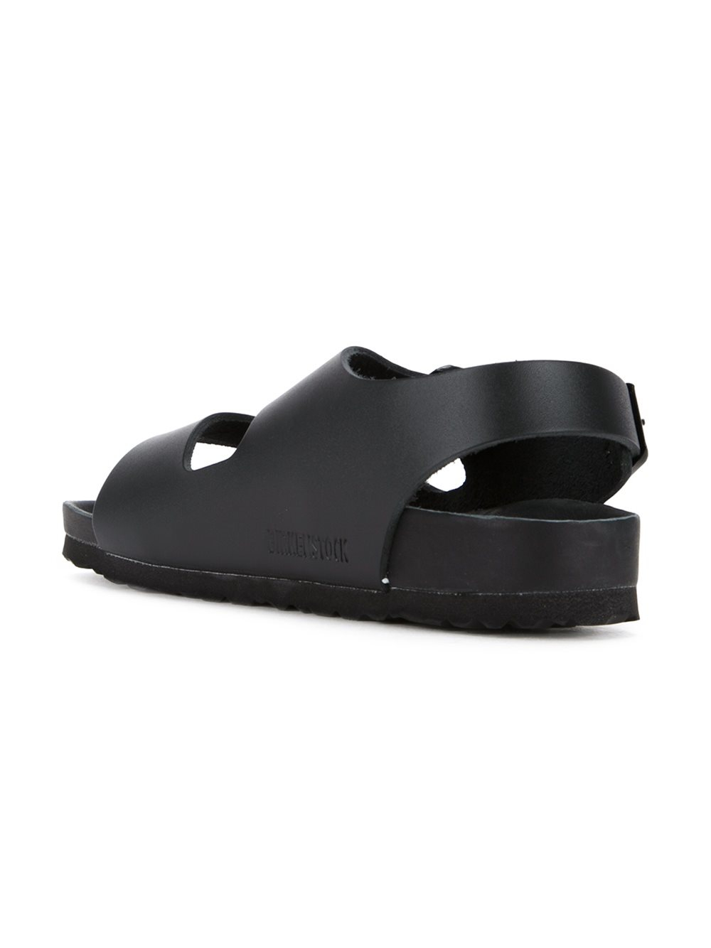 Birkenstock Leather 'milano Exquisite' Sandals in Black | Lyst