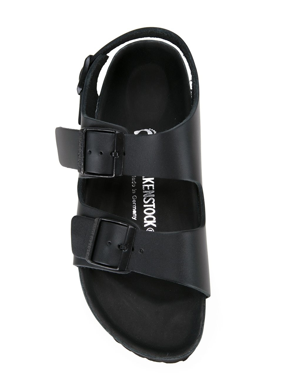Birkenstock Leather 'milano Exquisite' Sandals in Black - Lyst