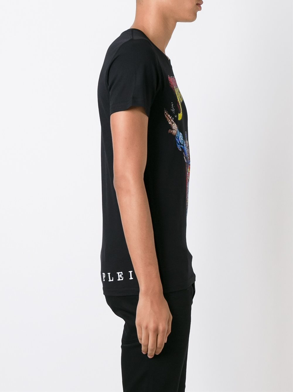 Philipp Plein 'superman' T-shirt in Black for Men | Lyst