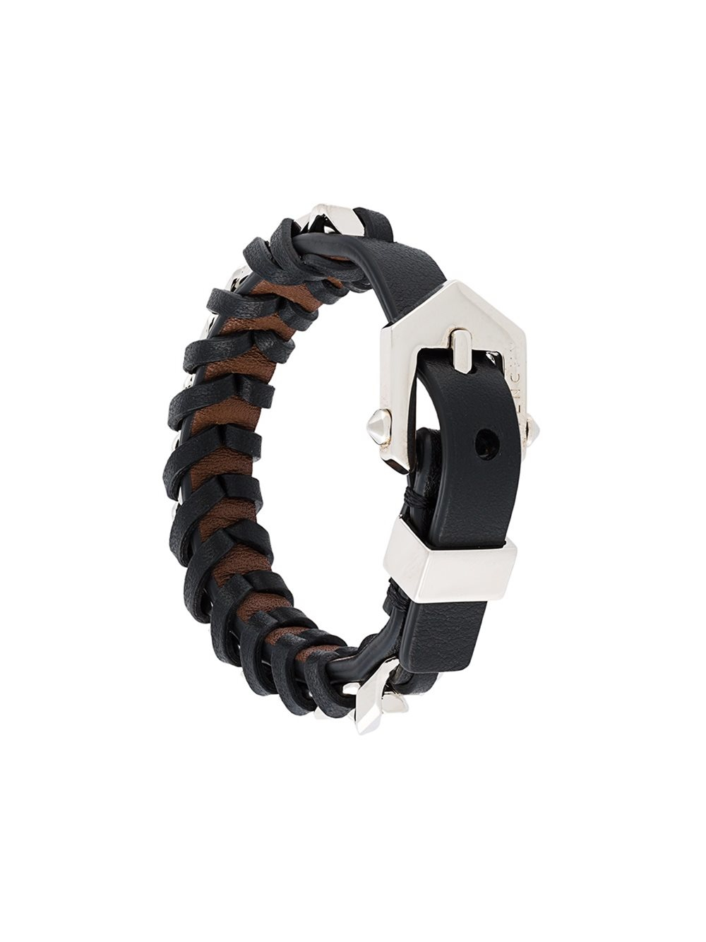 Lyst - Givenchy Woven Buckled Bracelet in Black