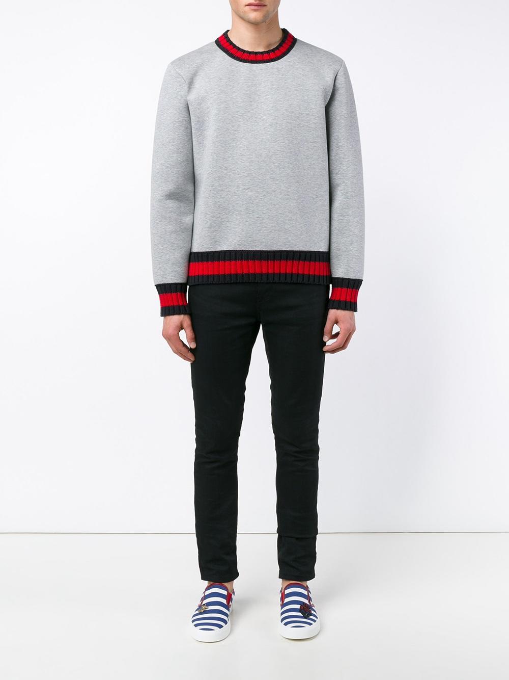 gucci web trim sweatshirt