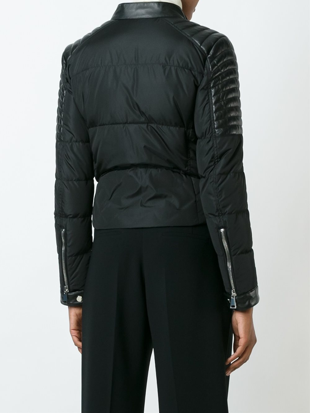 Moncler Synthetic - 'kerkyra' Cropped Jacket - Women - Feather Down ...