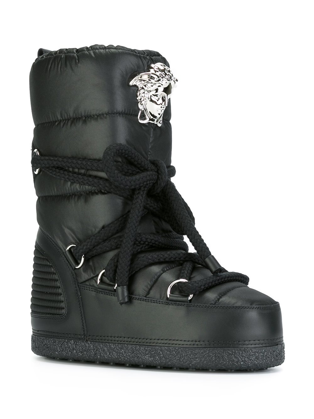 Versace 'palazzo' Snow Boots in Black for Men | Lyst