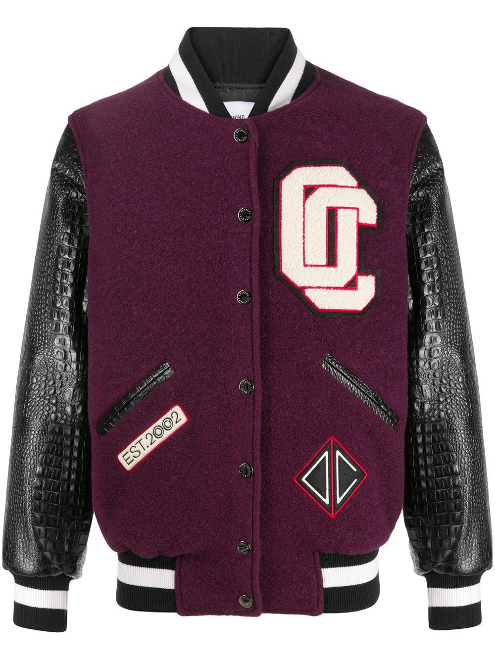 Opening Ceremony Wool Varsity Patch-embellished Bomber Jacket in Purple ...