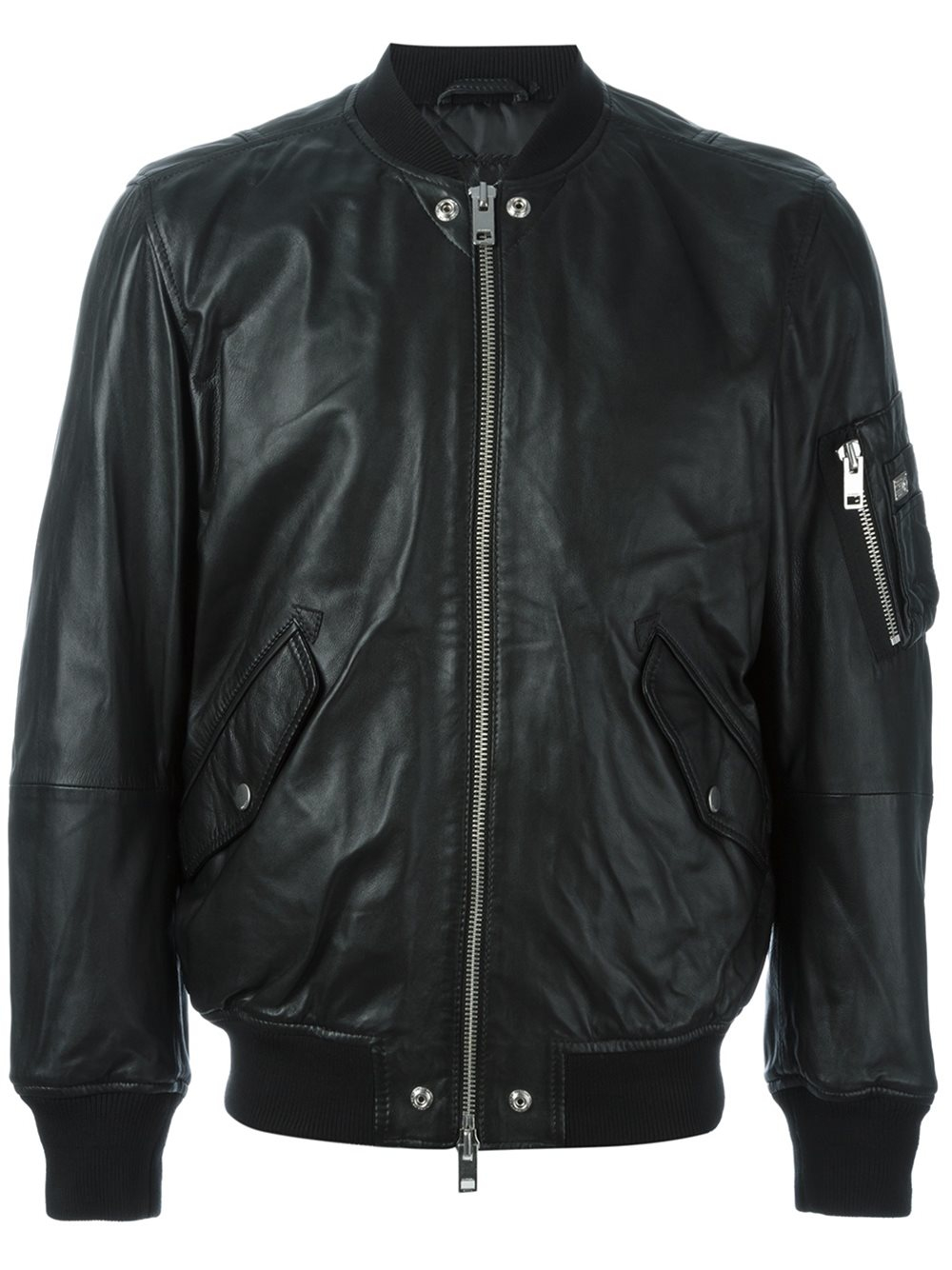 DIESEL 'l-kit' Bomber Jacket in Black for Men - Lyst