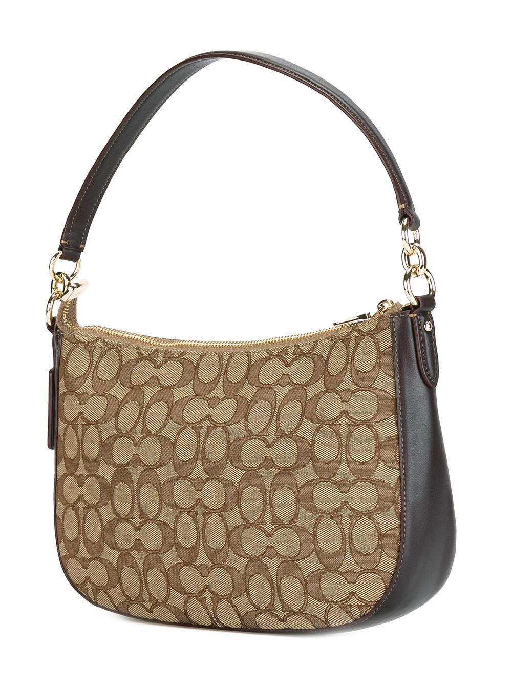 COACH Cotton Removable Strap Shoulder Bag - Lyst