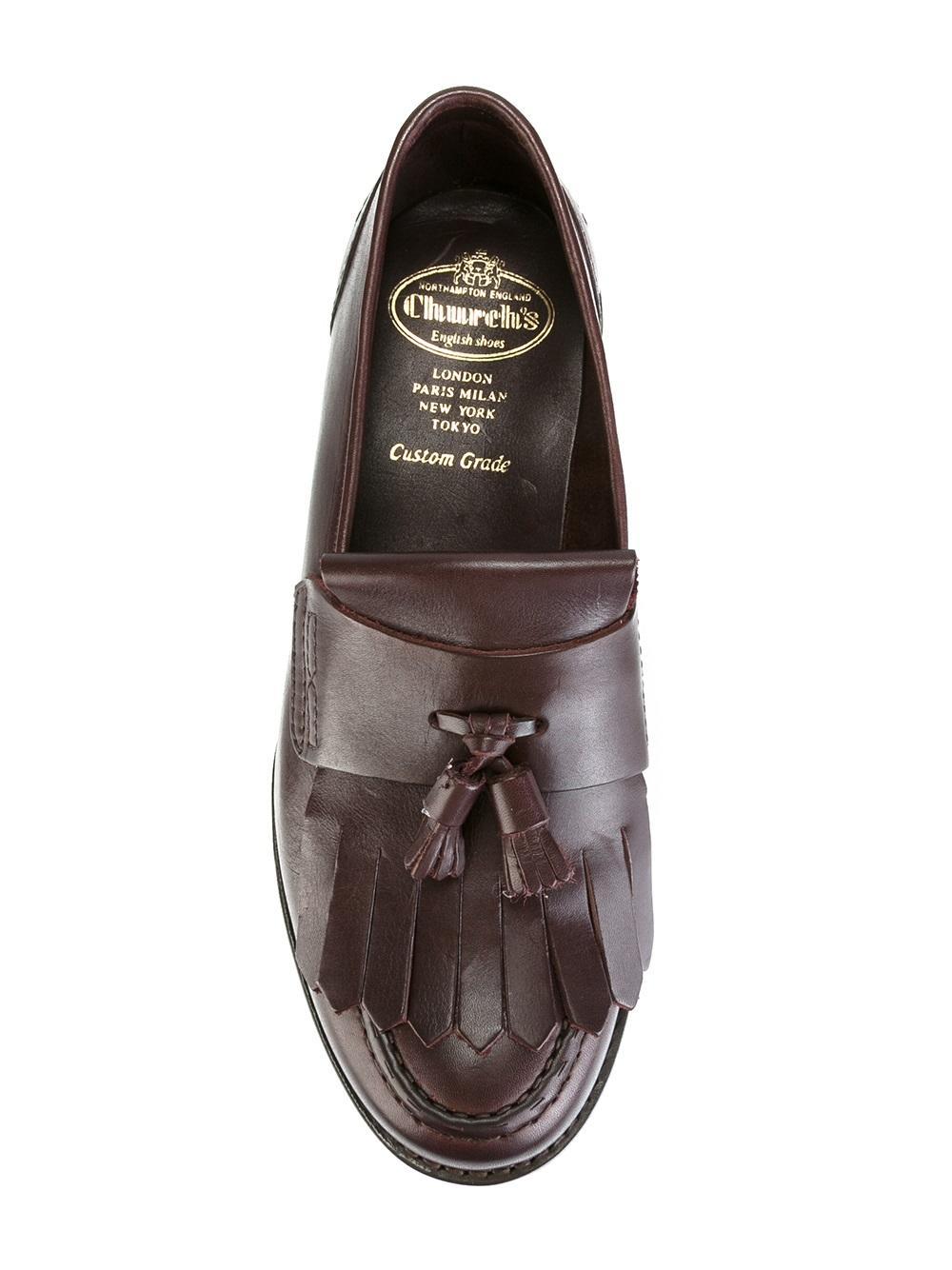 Church�s Tassel Loafer Shoes in Red for Men Lyst Church�s Tassel Loafer Shoes in Red for Men Lyst