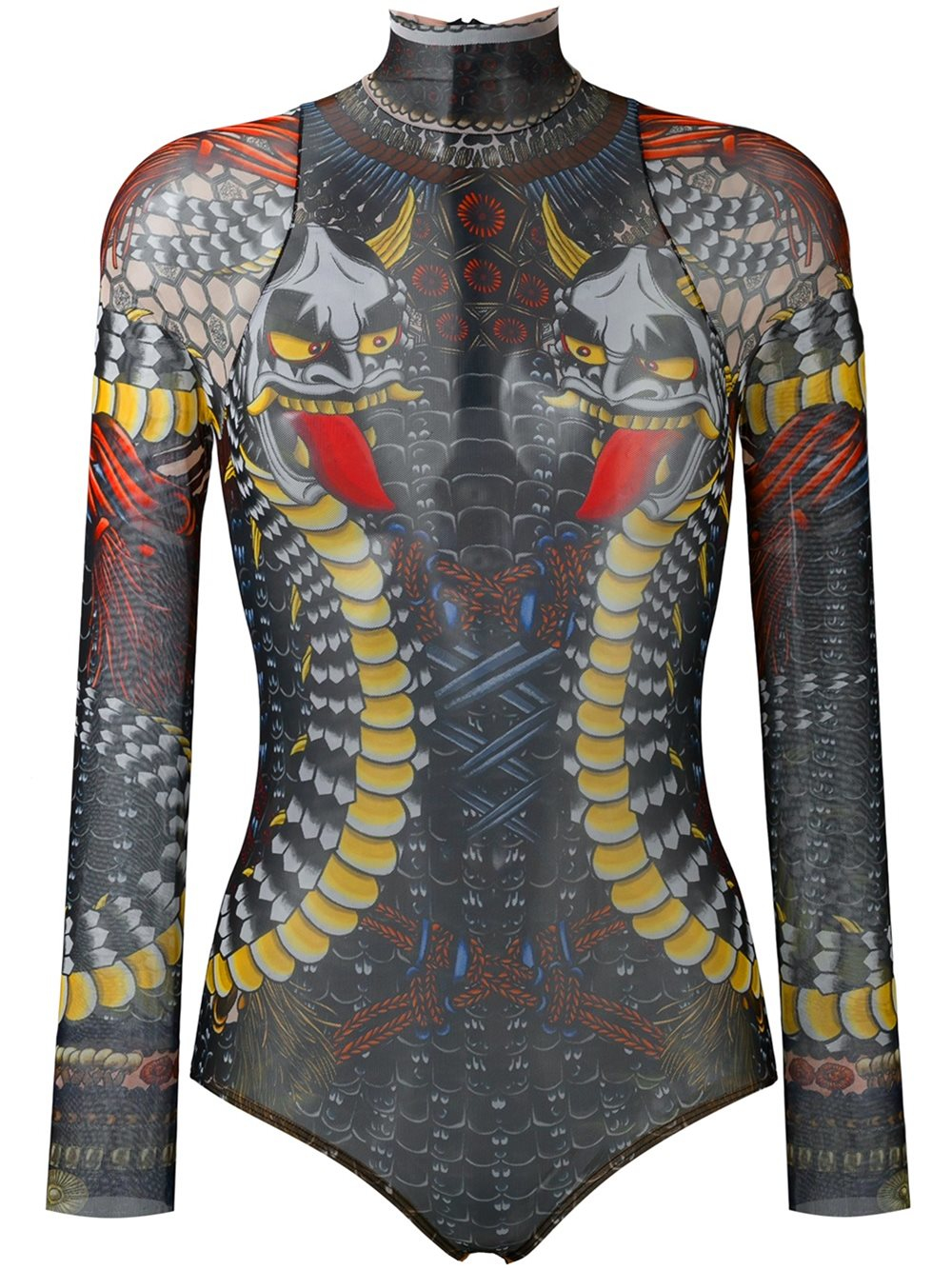 DSquared² Synthetic Tattoo Body in Black | Lyst UK