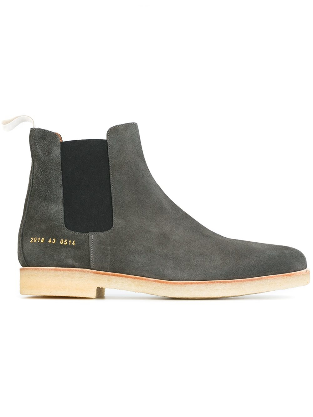 Common projects chelsea boots grey cheap