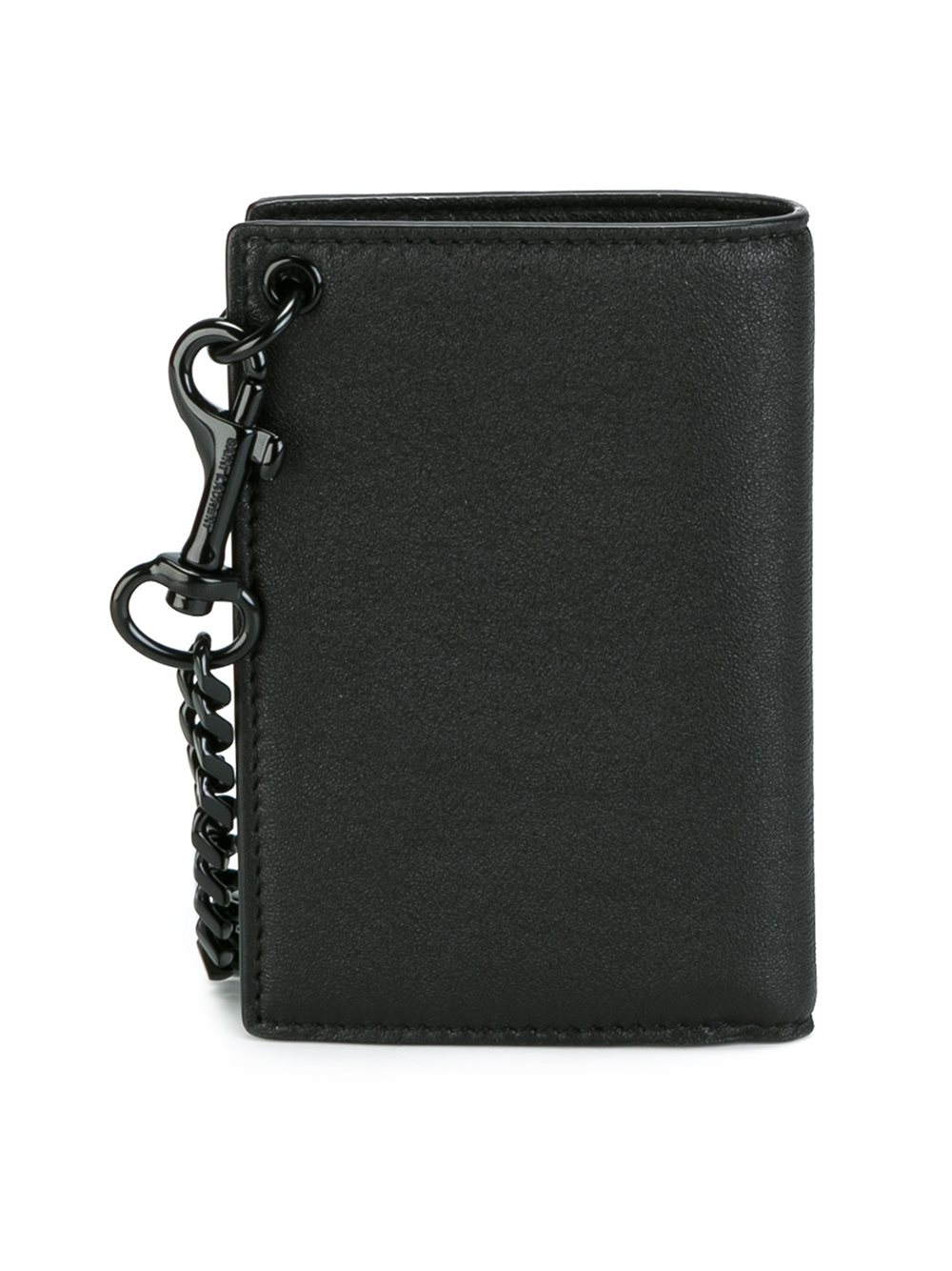 Lyst - Saint Laurent Key Chain Wallet in Black for Men