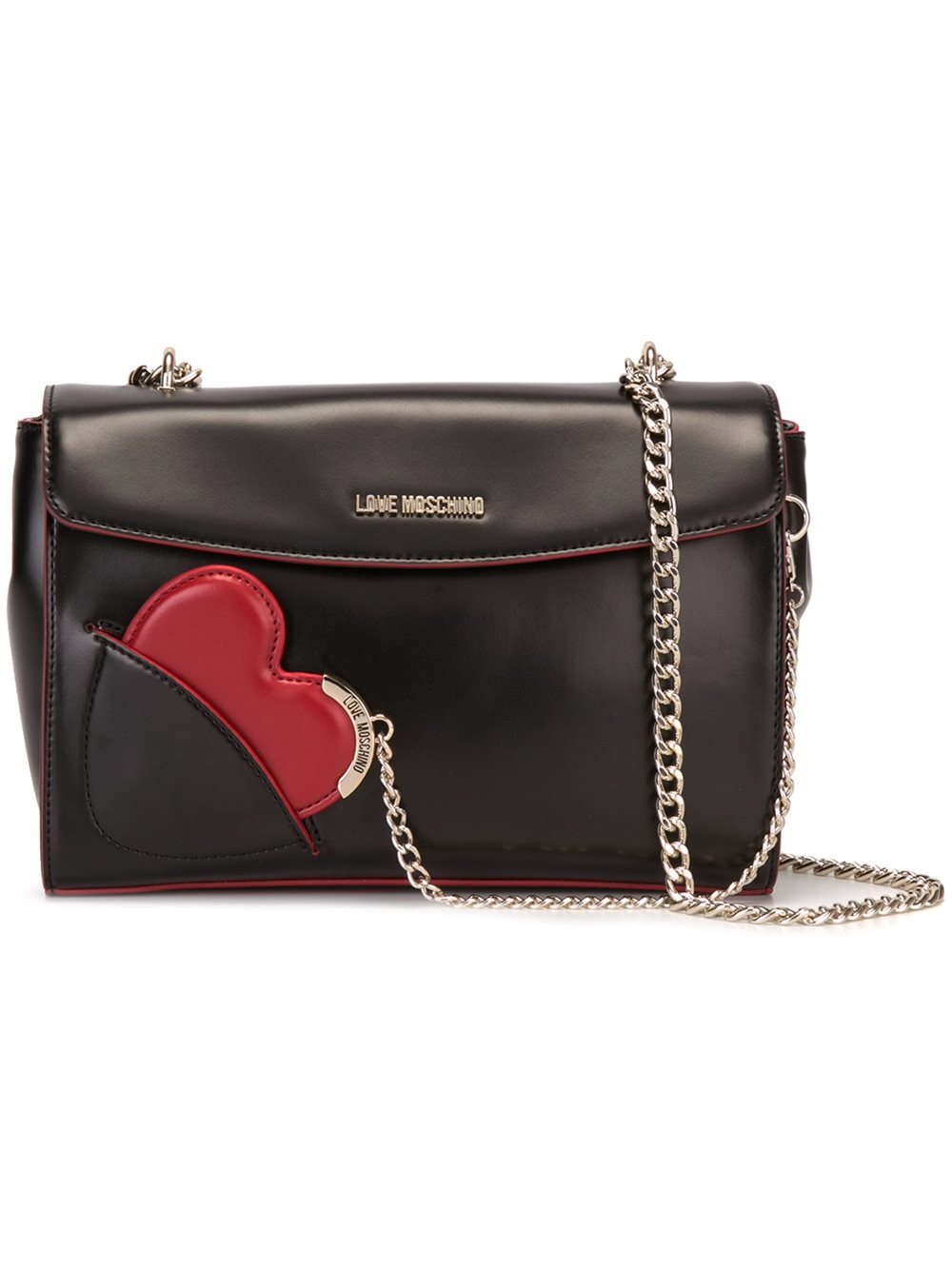 Love Moschino Heart Crossbody Bag in Black Lyst