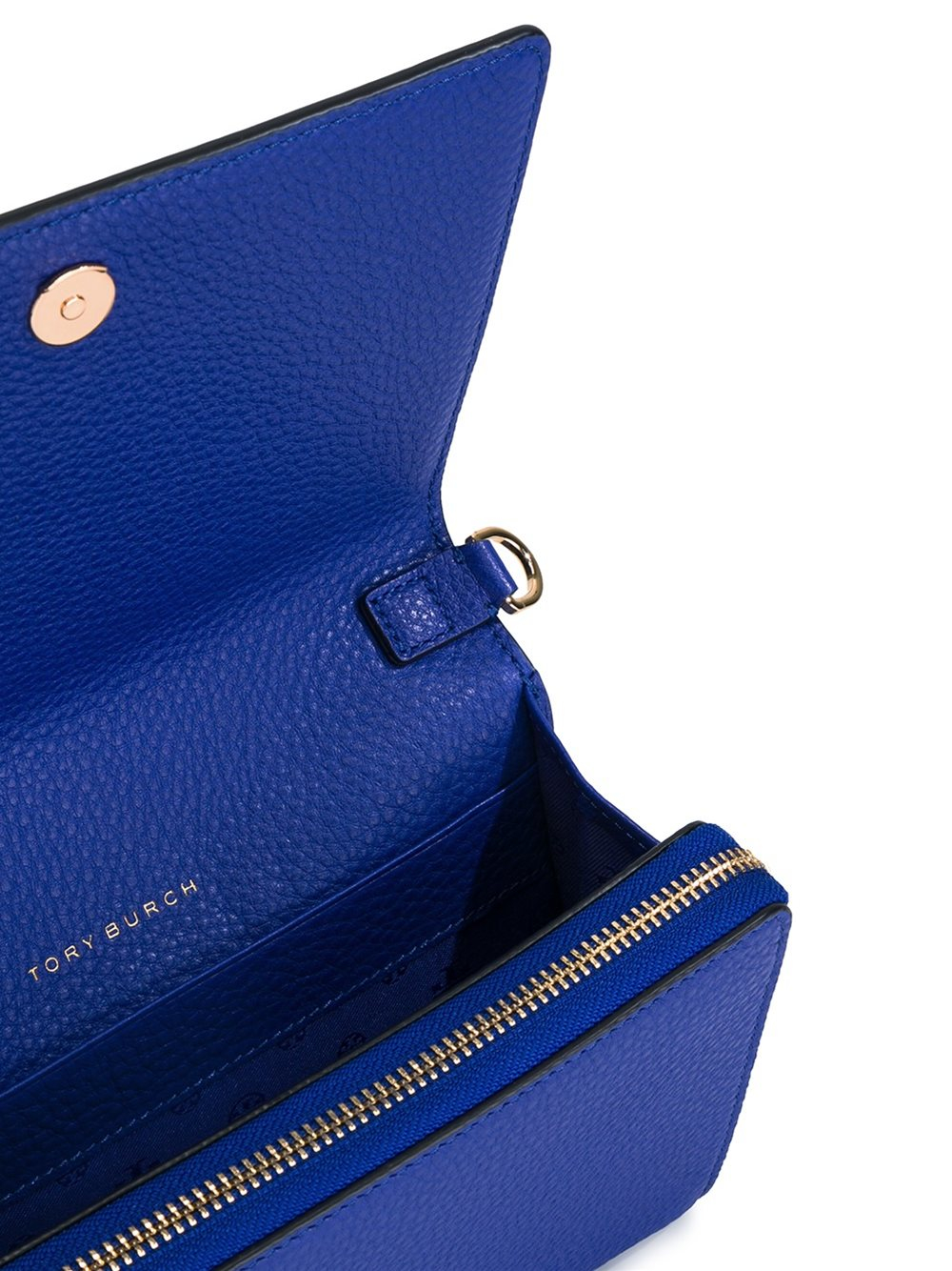 Tory Burch 'harper' Wallet Crossbody Bag in Blue - Lyst