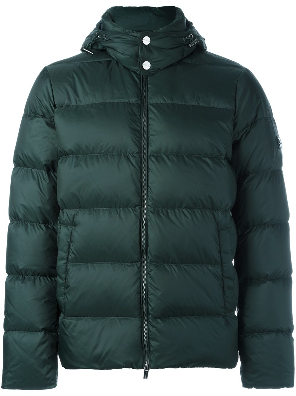 Michael Kors Synthetic Hooded Puffer Jacket in Green for Men Lyst