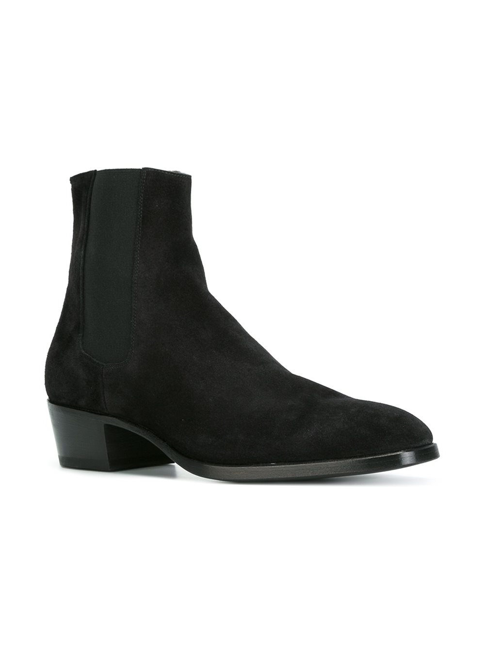 black beatle boots