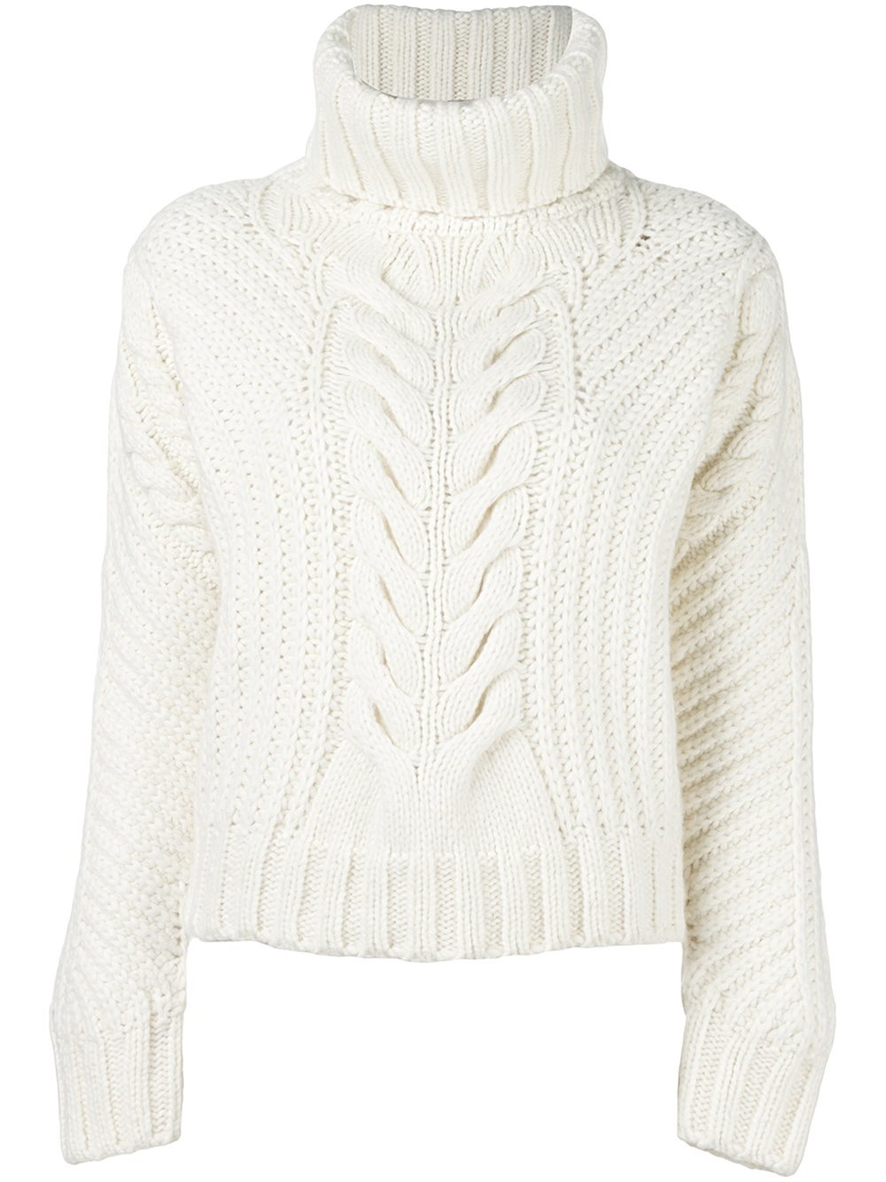 Tommy Hilfiger Tommy X Gigi Hadid Chunky Cable Knit Jumper in White | Lyst
