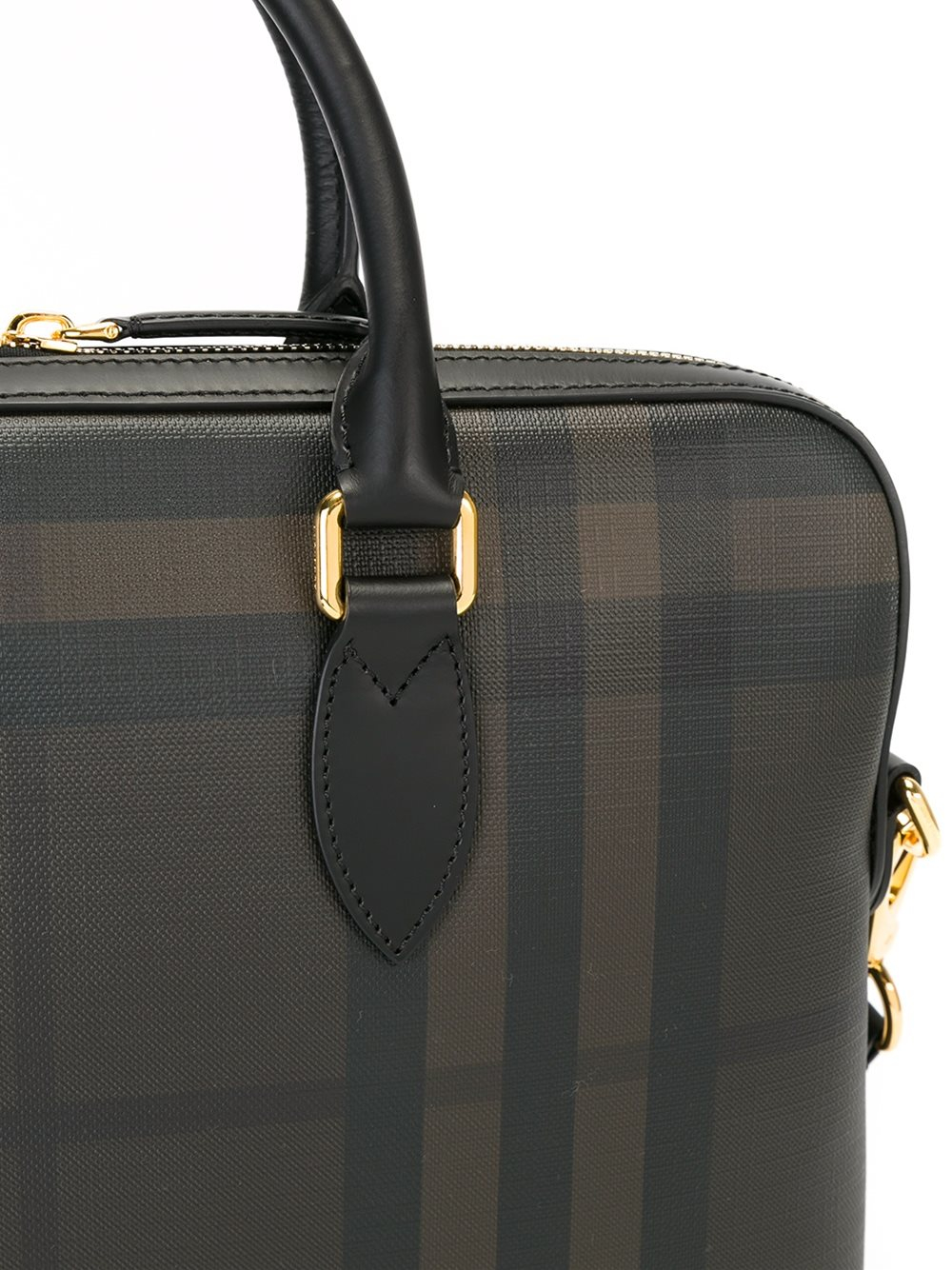 Burberry Cotton House Check Laptop Bag in Black for Men Lyst