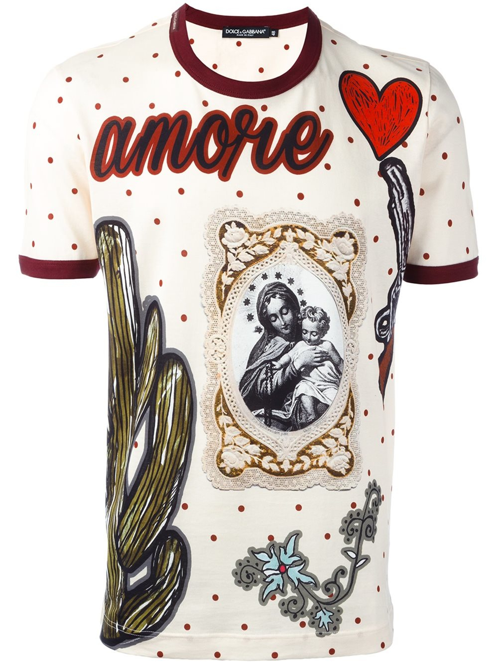 Dolce \u0026 Gabbana Cotton 'amore' T-shirt 