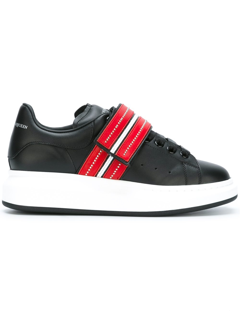 black sole sneakers mcqueen extended sole sneakers in black for black sole sneakers mcqueen extended sole sneakers in black for