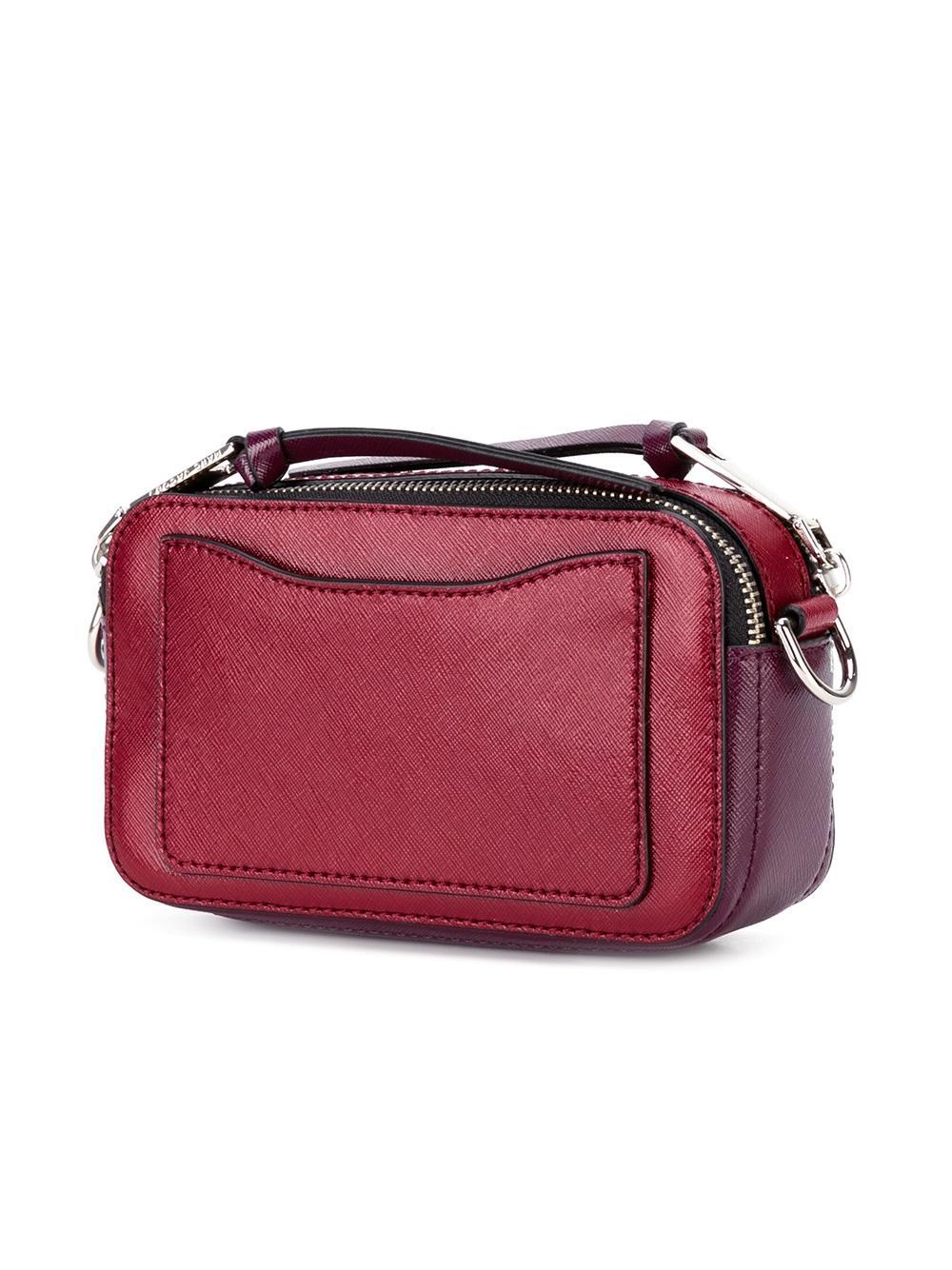 Marc Jacobs Leather &#39;snapshot&#39; Camera Crossbody Bag in Red - Lyst