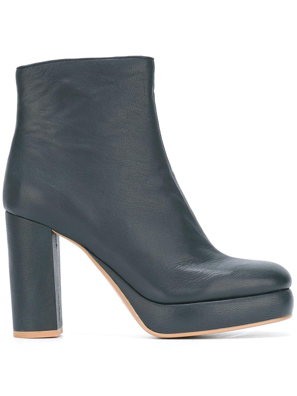 see by boots see by chlo 233 boots in blue lyst see by boots see by chlo 233 boots in blue lyst