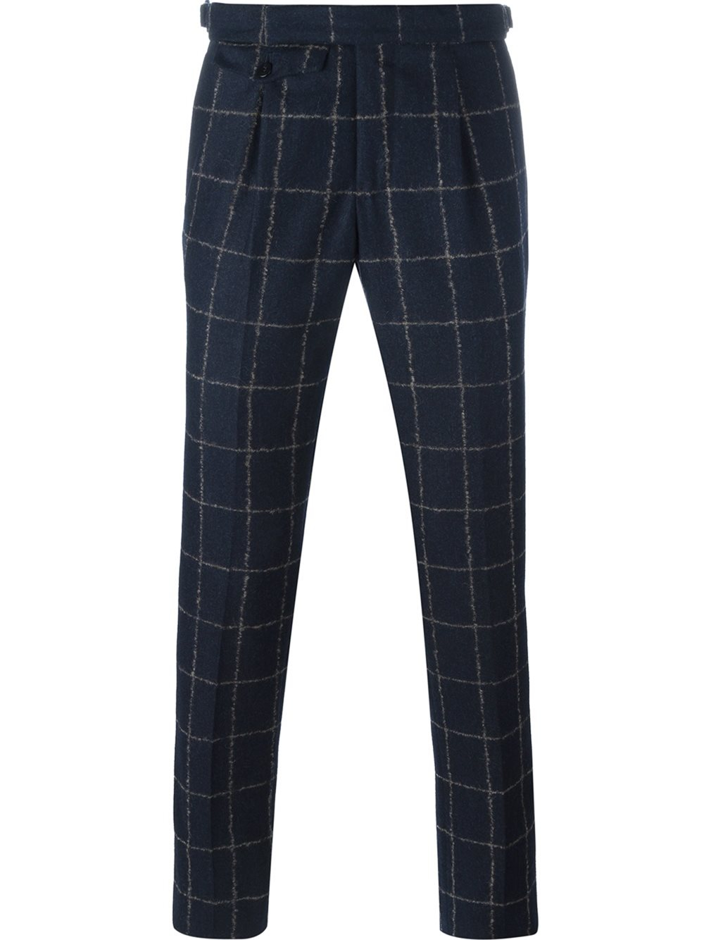 Incotex Wool 'slim-fit Pattern 30' Trousers in Blue for Men - Lyst
