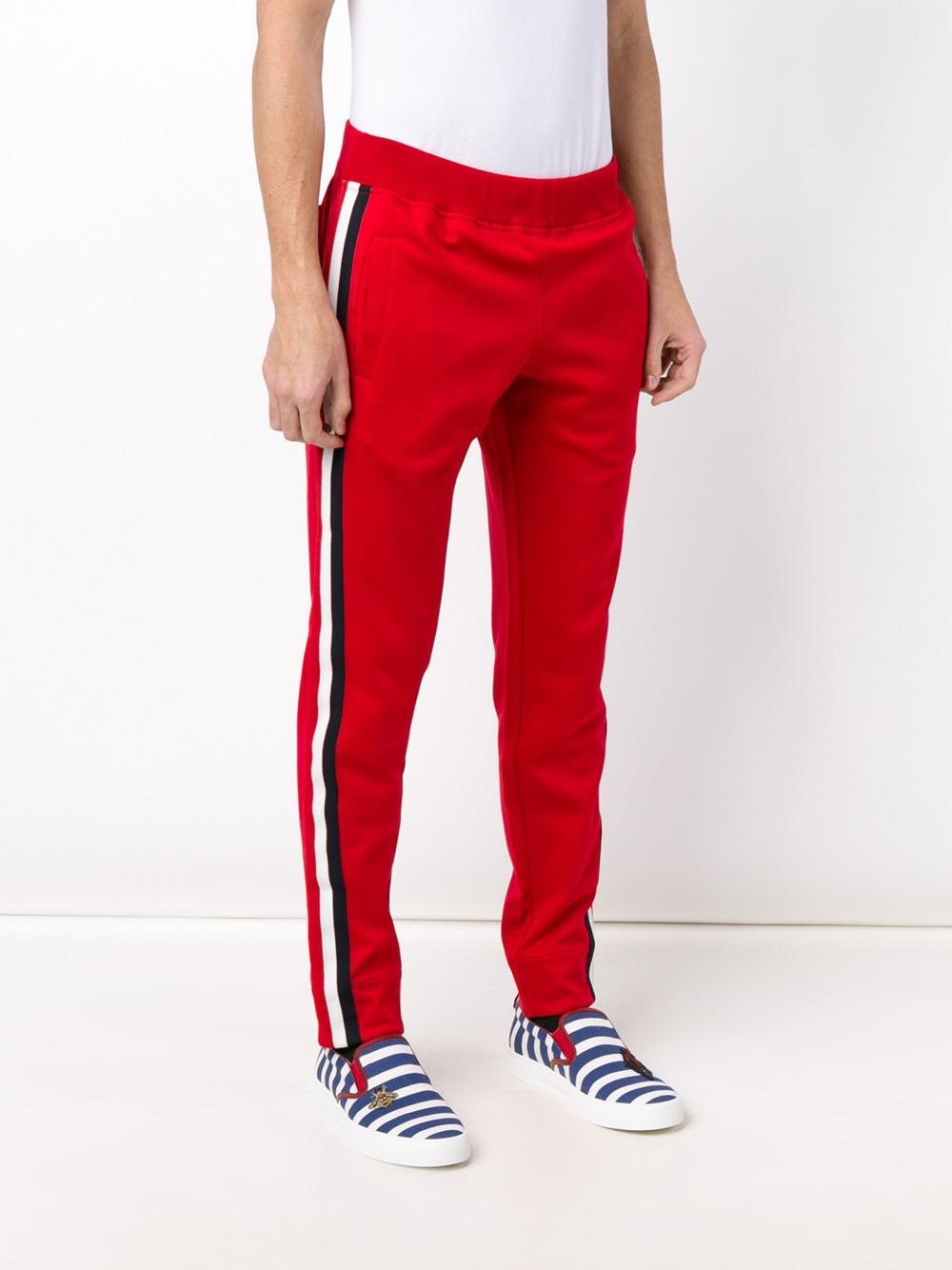 gucci red trousers