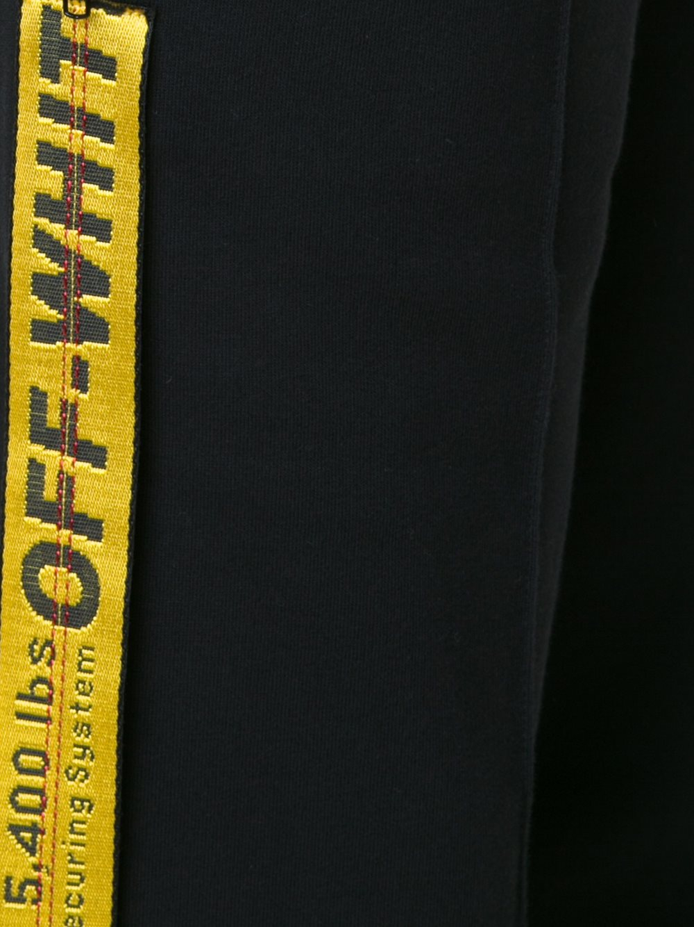 off white joggers black and yellow