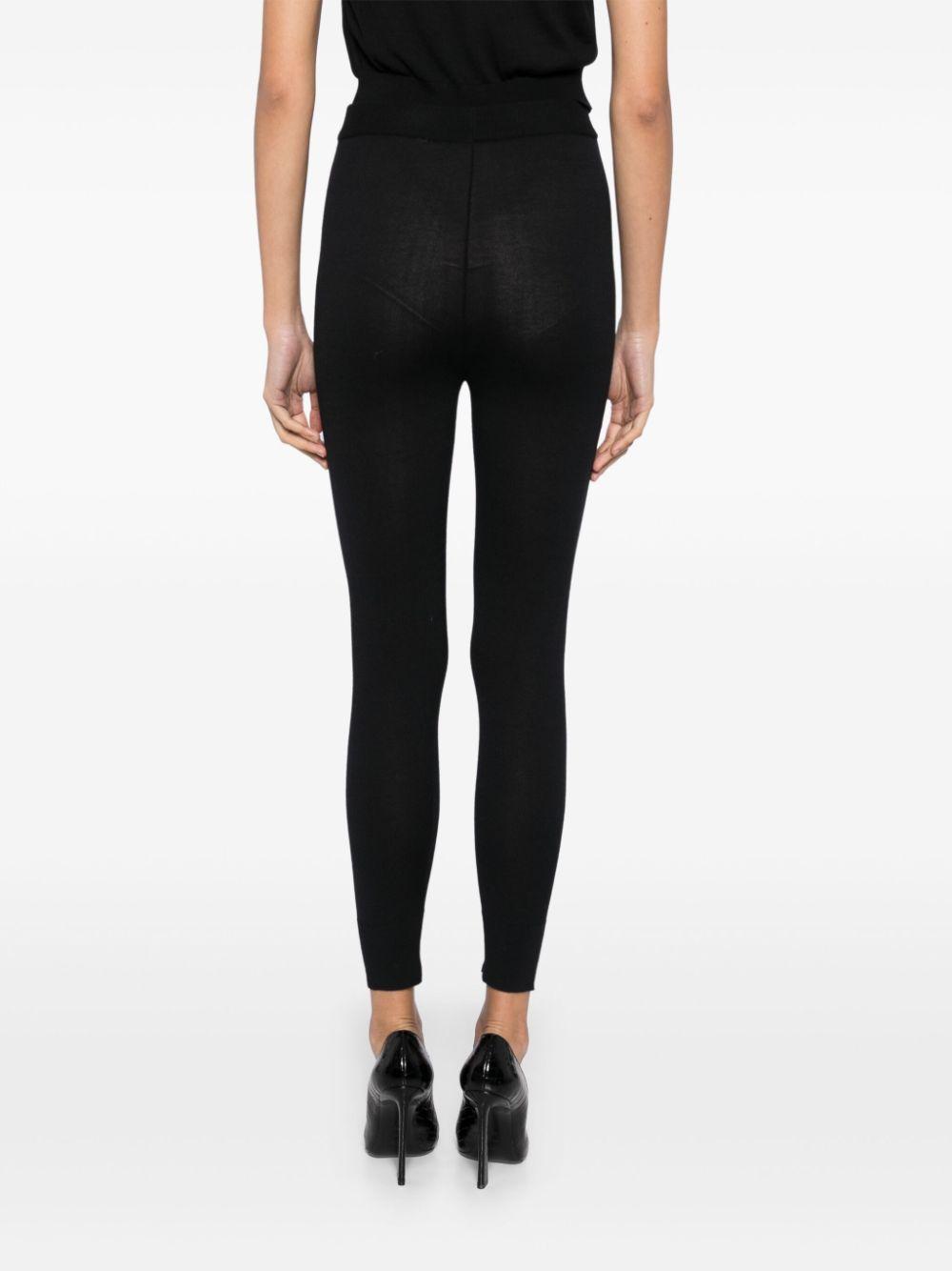 Cynthia Rowley Knitted Jogger Pants in Black Lyst UK